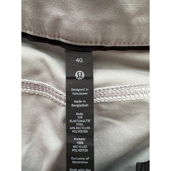 Lululemon Mens Light Gray ABC Pants Size 40 With Back & Front Pockets - Comfy - Picture 7 of 11